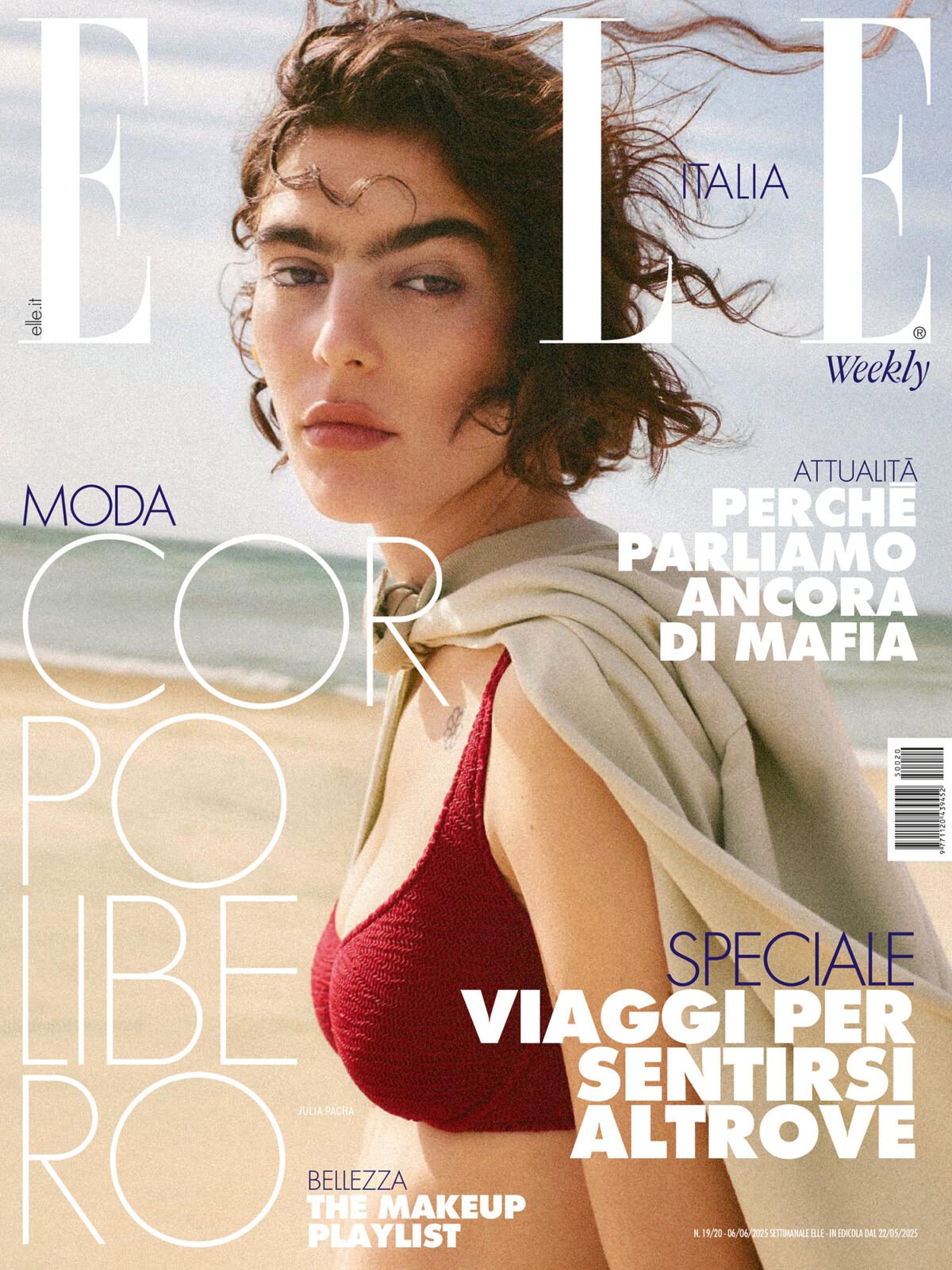 Elle Italia 22/05/2025: Julia Pacha chụp bởi Alessandro Burzigotti