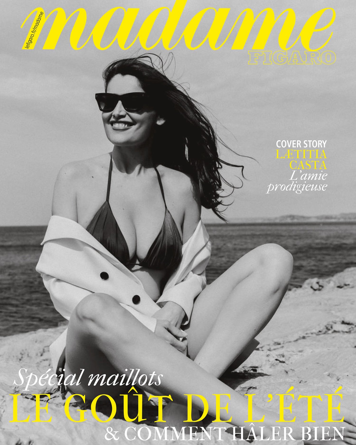 Madame Figaro 30/05/2025: Laetitia Casta chụp bởi Charlotte Navio
