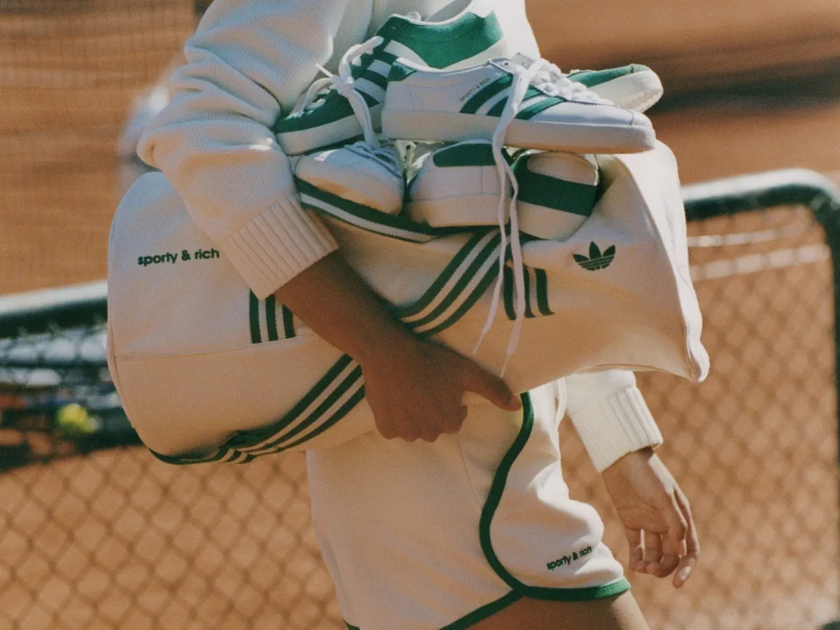 Sporty & Rich kết hợp adidas Originals ra mắt bộ sưu tập tennis cổ điển mới
