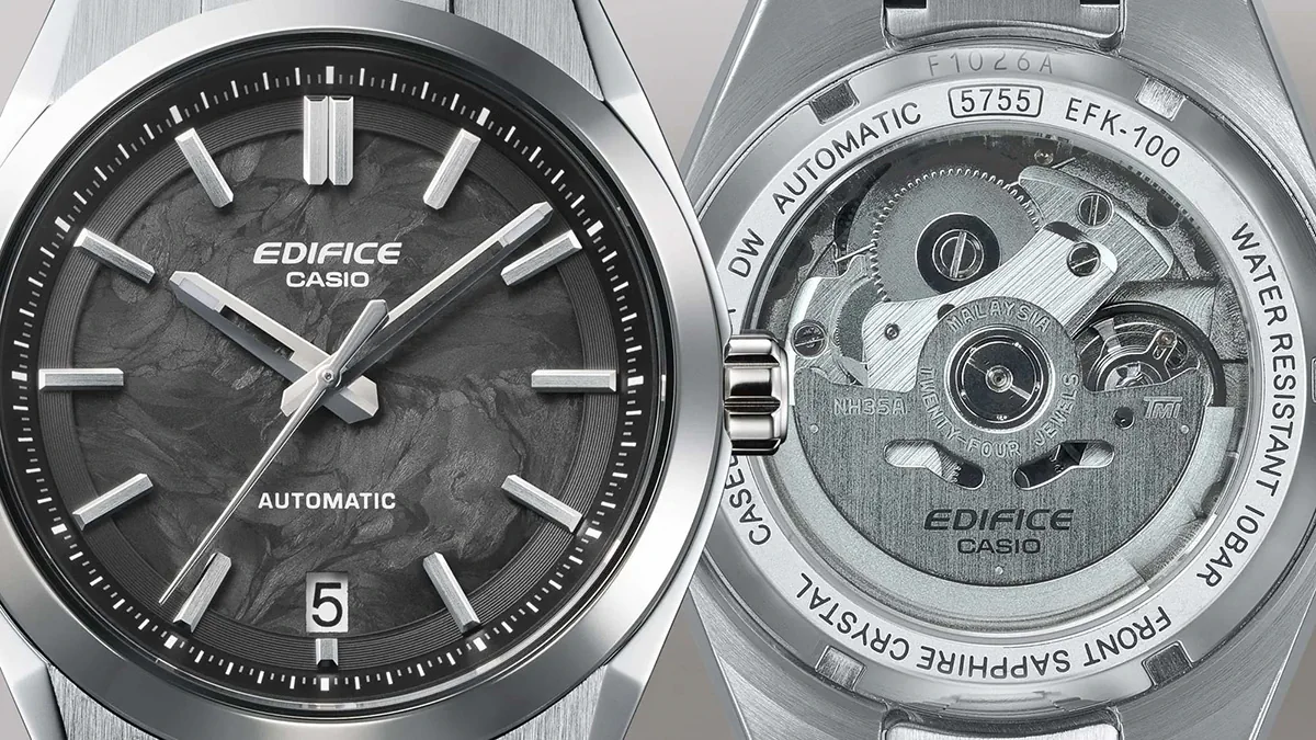Casio EFK-100, chiếc đồng hồ đầu tiên dùng máy cơ tự động của thương hiệu Nhật Bản Casio EFK-100, chiếc đồng hồ đầu tiên dùng máy cơ tự động của thương hiệu Nhật Bản