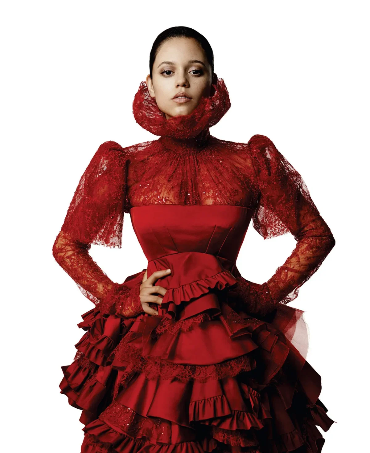 Harper's Bazaar US Hè 2025: Jenna Ortega chụp bởi Willy Vanderperre