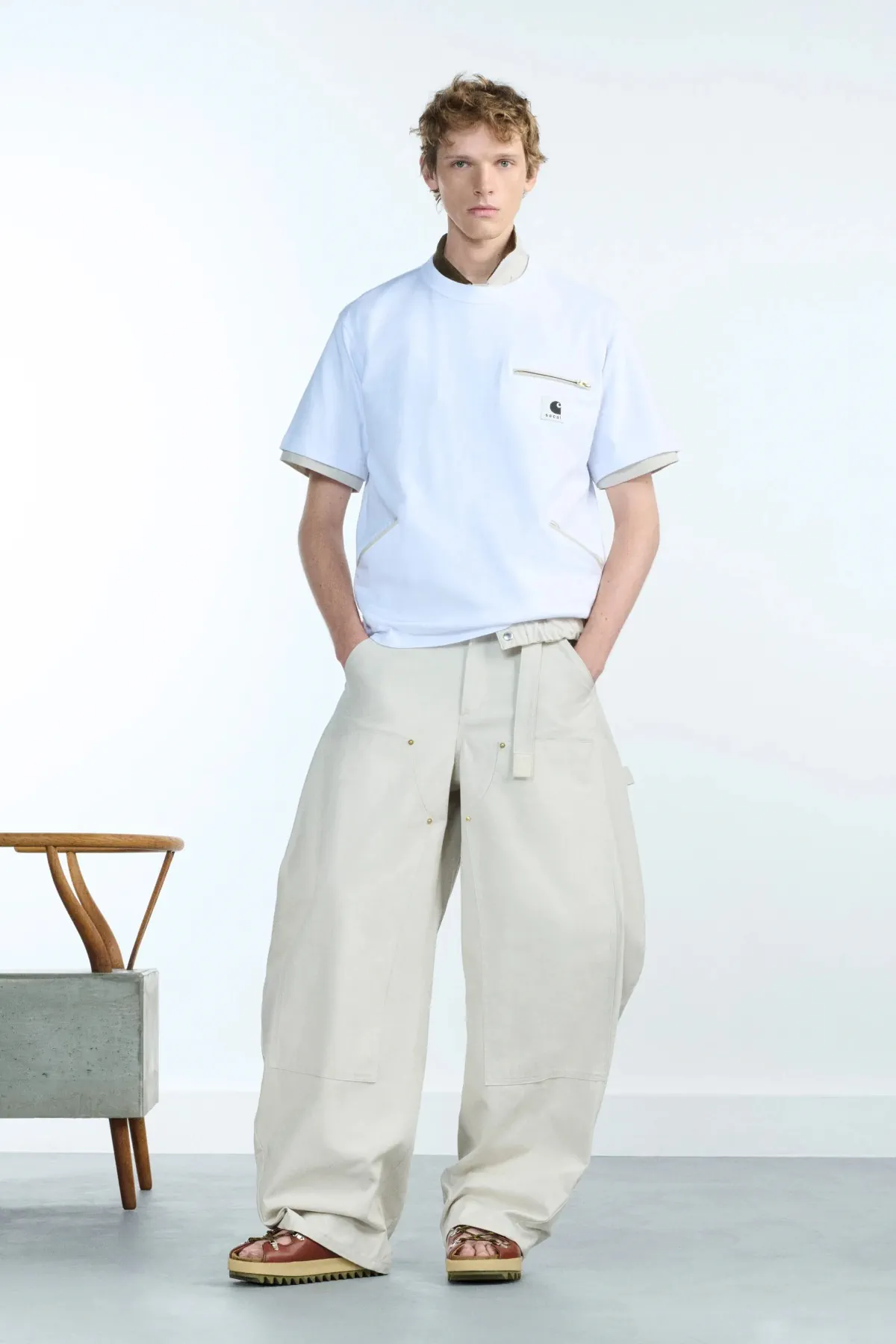 Sacai Xuân/Hè 2026 đặt sự thoải mái lên hàng đầu