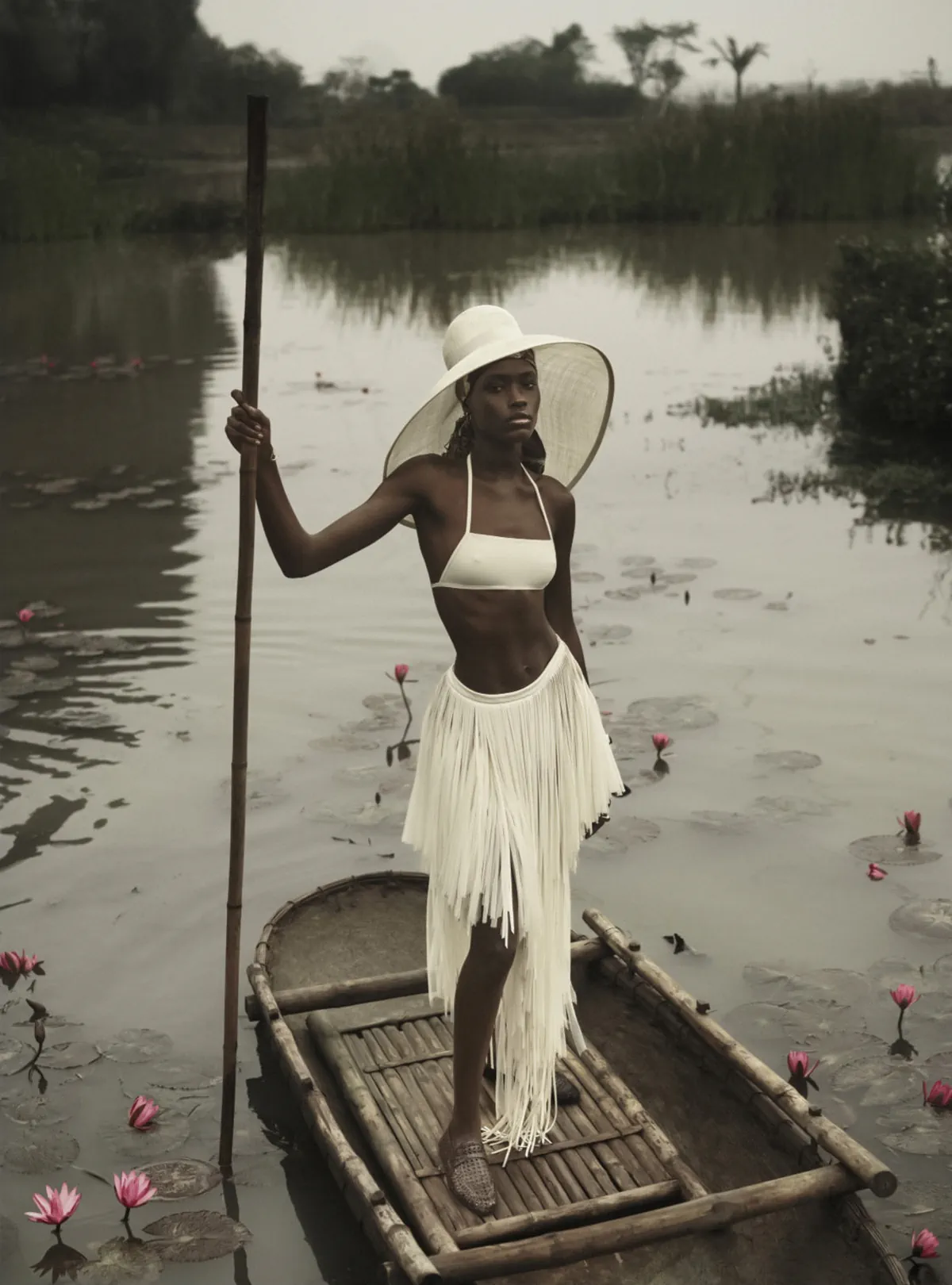 Harper's Bazaar US Hè 2025: Awar Odhiang chụp bởi Pieter Hugo