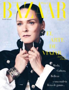 Harper's Bazaar Tây Ban Nha 07-08/2025: Carmen Kass chụp bởi Rocío Ramos