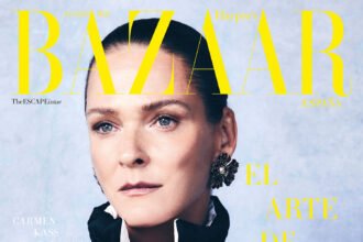 Harper's Bazaar Tây Ban Nha 07-08/2025: Carmen Kass chụp bởi Rocío Ramos