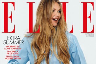 Elle Tây Ban Nha 07/2025: Elle Macpherson chụp bởi Xavi Gordo