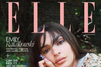 Elle Anh 07-08/2025: Emily Ratajkowski mặc Prada, chụp bởi Morgan Maher