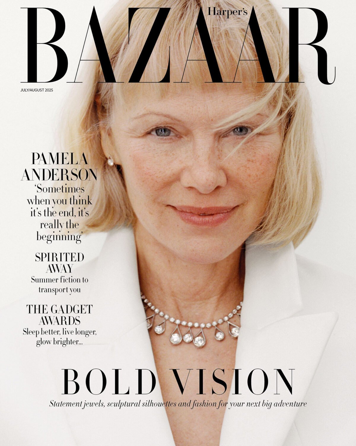 Harper's Bazaar Anh 07-08/2025: Pamela Anderson chụp bởi Pamela Hanson