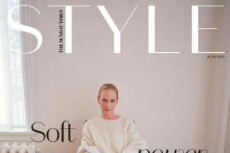 The Sunday Times Style 20/07/2025: Uma Thurman chụp bởi Sam Hellmann