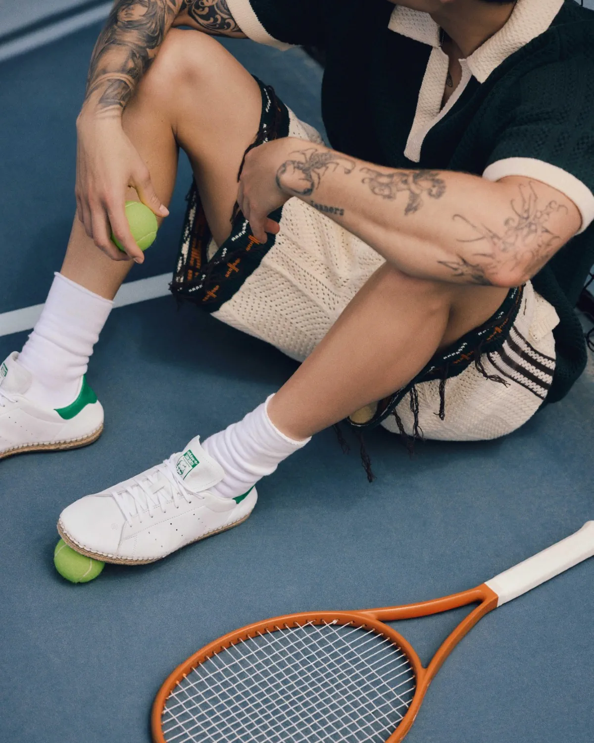 adidas Originals và Trần Quán Hy trình làng đôi giày CLOT Stan Smith Espadrille