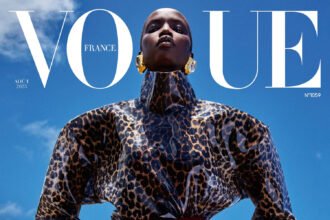 Vogue Pháp 08/2025: Anok Yai chụp bởi Mario Sorrenti