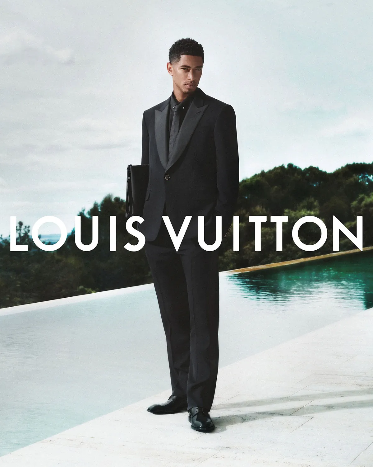 Jude Bellingham đại diện cho chiến dịch quảng cáo Louis Vuitton Formalwear Xuân/Hè 2026 Jude Bellingham đại diện cho chiến dịch quảng cáo Louis Vuitton Formalwear Xuân/Hè 2026