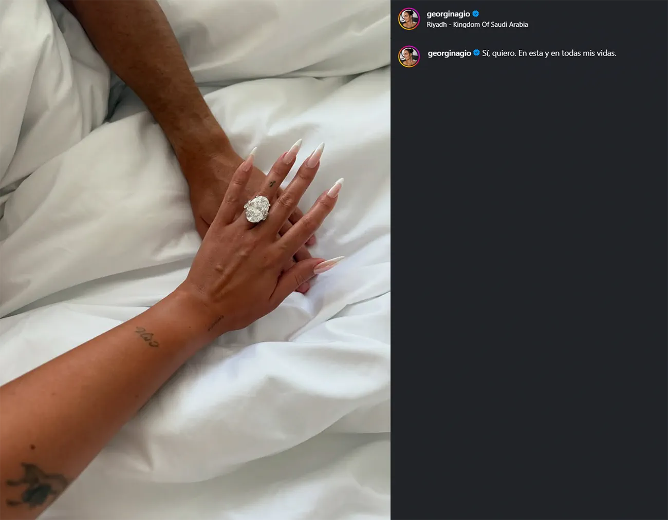 Cristiano Ronaldo cầu hôn thành công Georgina Rodríguez, nhưng những gì mọi người chú ý lại là chiếc nhẫn kim cương khổng lồ Cristiano Ronaldo cầu hôn thành công Georgina Rodríguez, nhưng những gì mọi người chú ý lại là chiếc nhẫn kim cương khổng lồ
