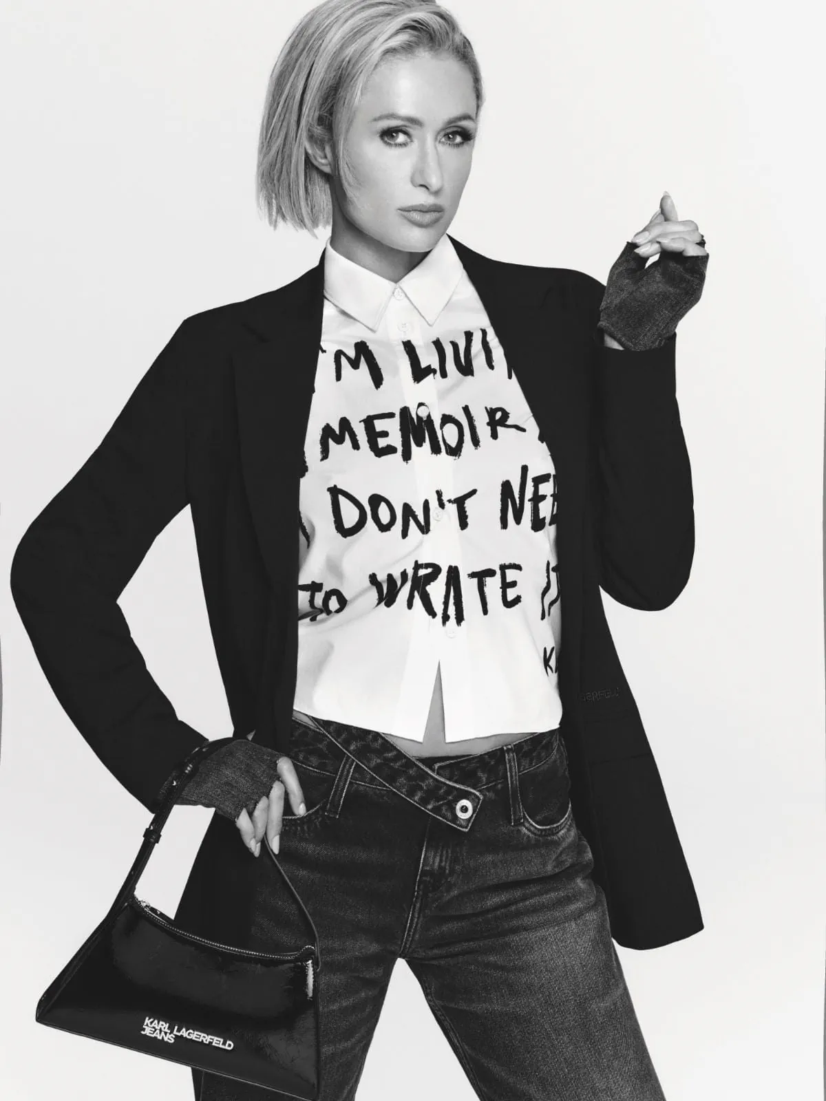 Paris Hilton đầy quyền lực trong chiến dịch quảng cáo Karl Lagerfeld Thu/Đông 2025