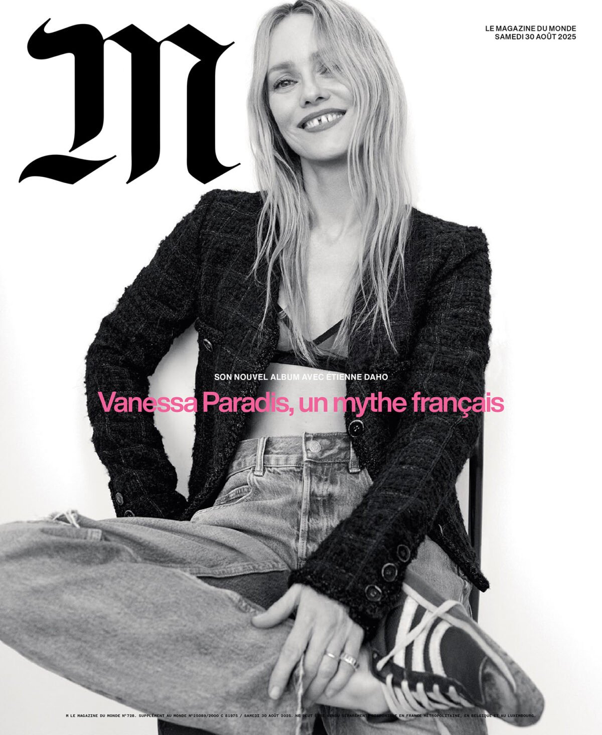 M Le magazine du Monde 30/08/2025: Vanessa Paradis chụp bởi Karim Sadli