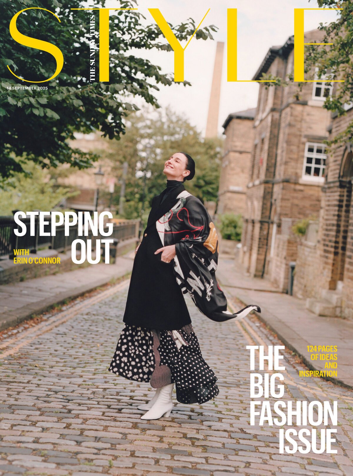 The Sunday Times Style 14/09/2025: Erin O'Connor chụp bởi Bea De Giacomo