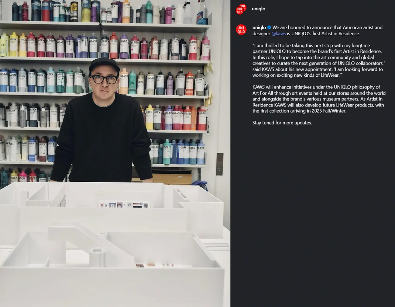 Kaws trở thành Nghệ sĩ lưu trú đầu tiên của Uniqlo Kaws trở thành Nghệ sĩ lưu trú đầu tiên của Uniqlo