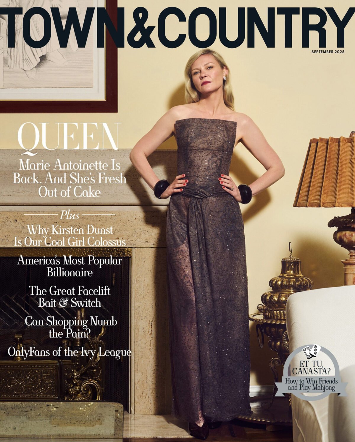 Town & Country 09/2025: Kirsten Dunst chụp bởi Tina Tyrell Town & Country 09/2025: Kirsten Dunst chụp bởi Tina Tyrell