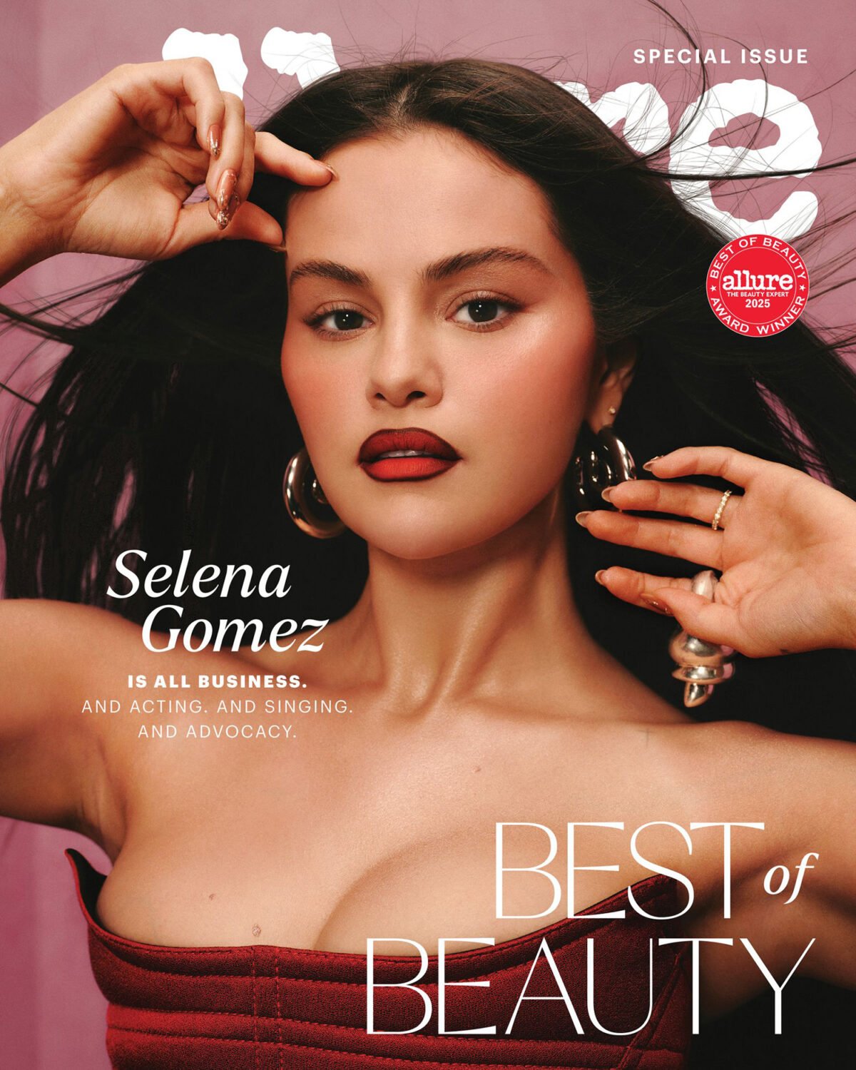 Allure 09/2025: Selena Gomez chụp bởi Adrienne Raquel