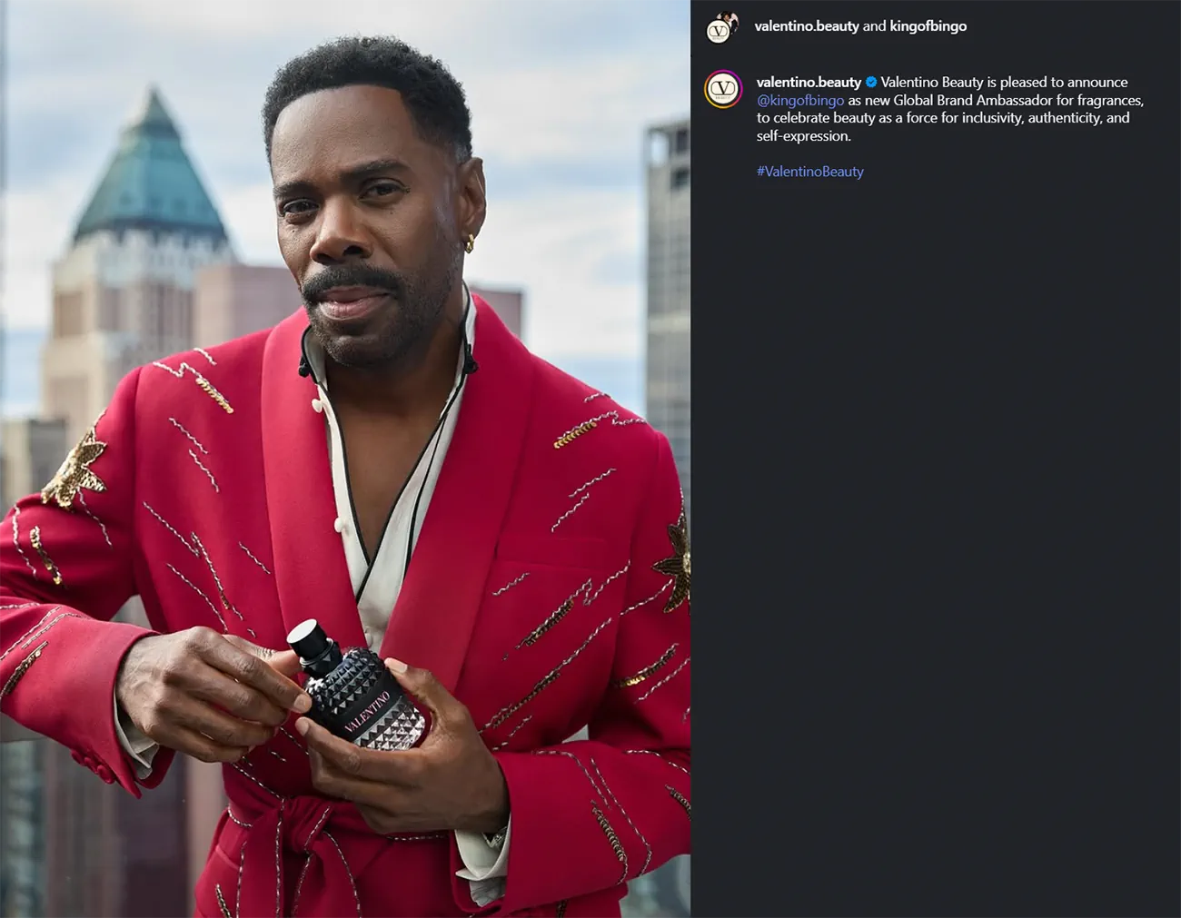Colman Domingo: Đại sứ thương hiệu toàn cầu mới của Valentino cho các dòng nước hoa Colman Domingo: Đại sứ thương hiệu toàn cầu mới của Valentino cho các dòng nước hoa
