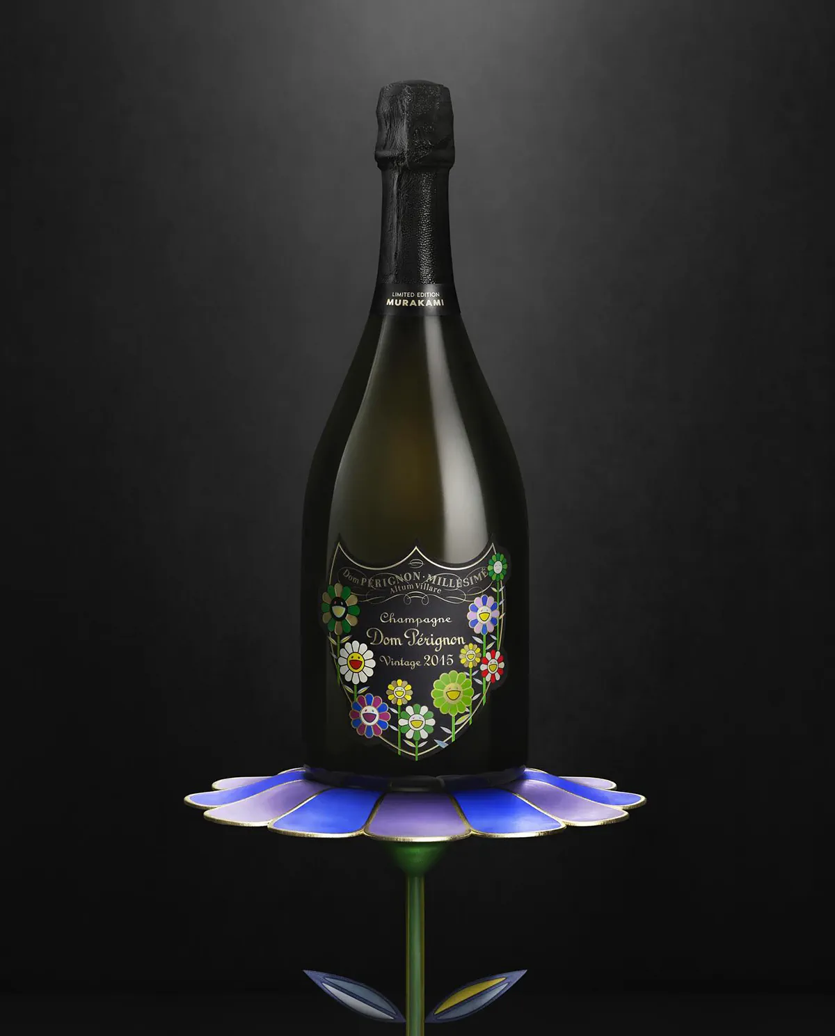 Champagne Dom Pérignon khoác áo mới với họa tiết hoa cười của Takashi Murakami Champagne Dom Pérignon khoác áo mới với họa tiết hoa cười của Takashi Murakami
