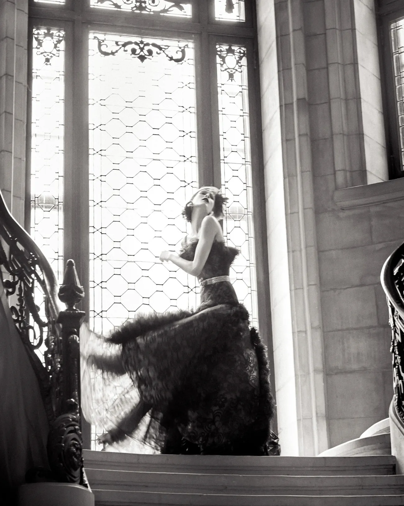 Vogue Pháp 09/2025: Jeanne Cadieu mặc Chanel, chụp bởi Steven Meisel