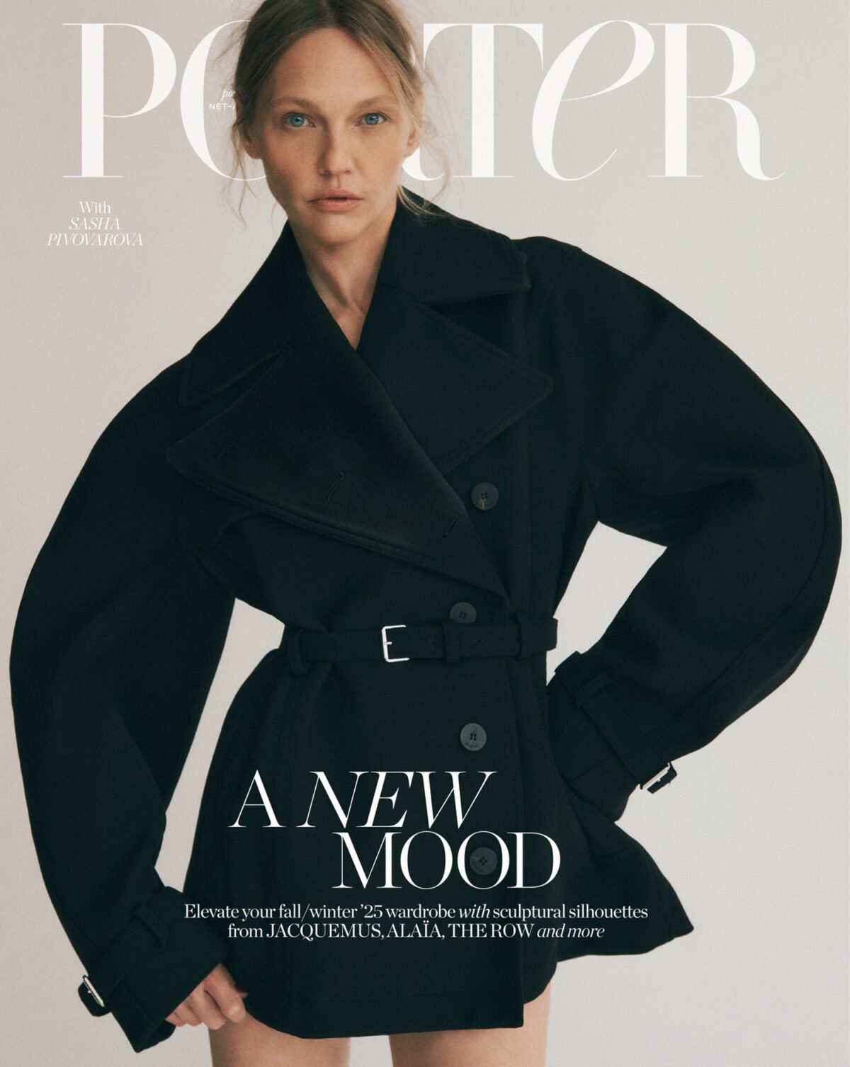 Porter Magazine 10/2025: Sasha Pivovarova chụp bởi Deirdre Lewis Porter Magazine 10/2025: Sasha Pivovarova chụp bởi Deirdre Lewis