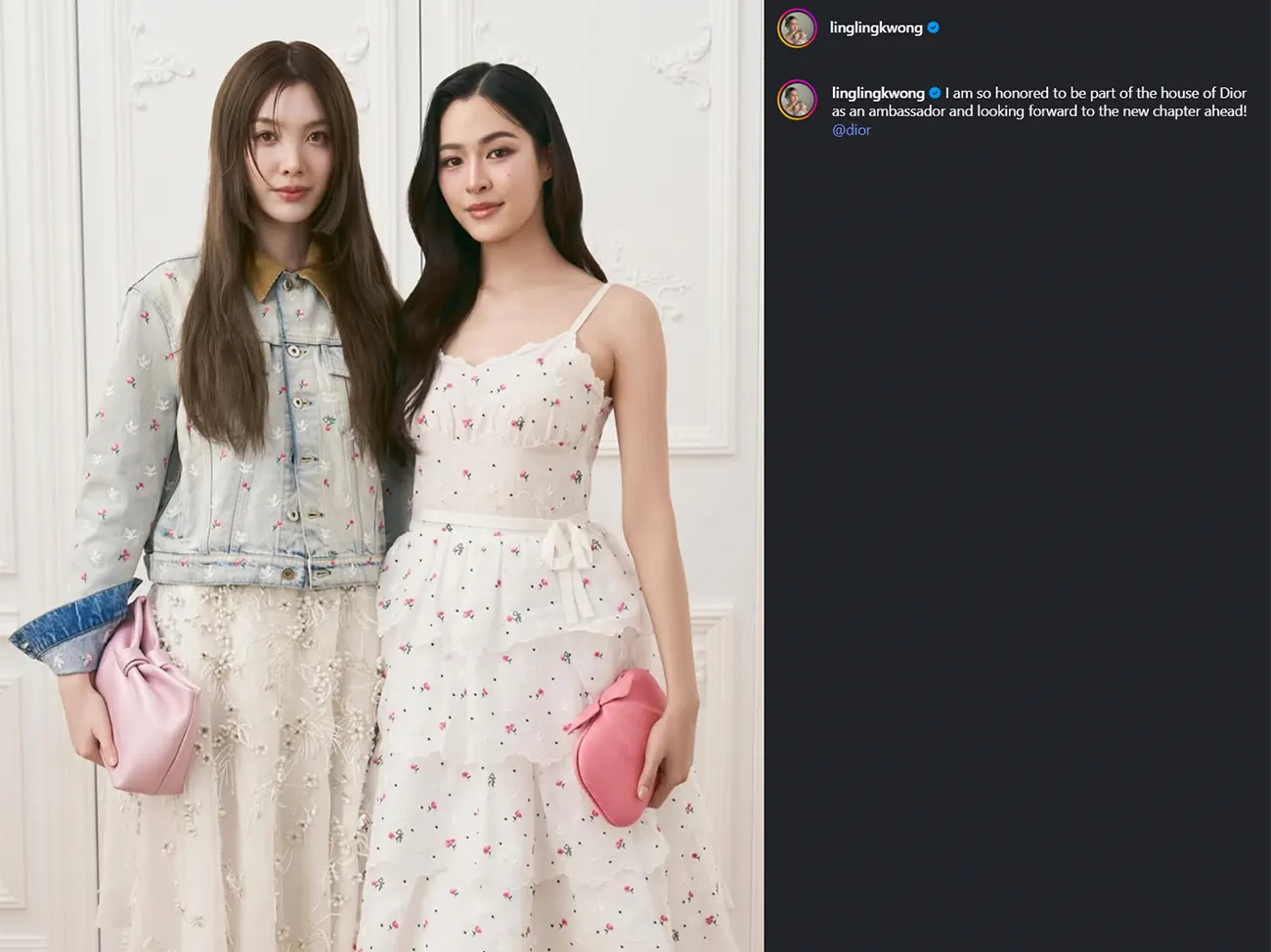 Cặp đôi LingOrm chính thức trở thành đại sứ thương hiệu mới của Dior