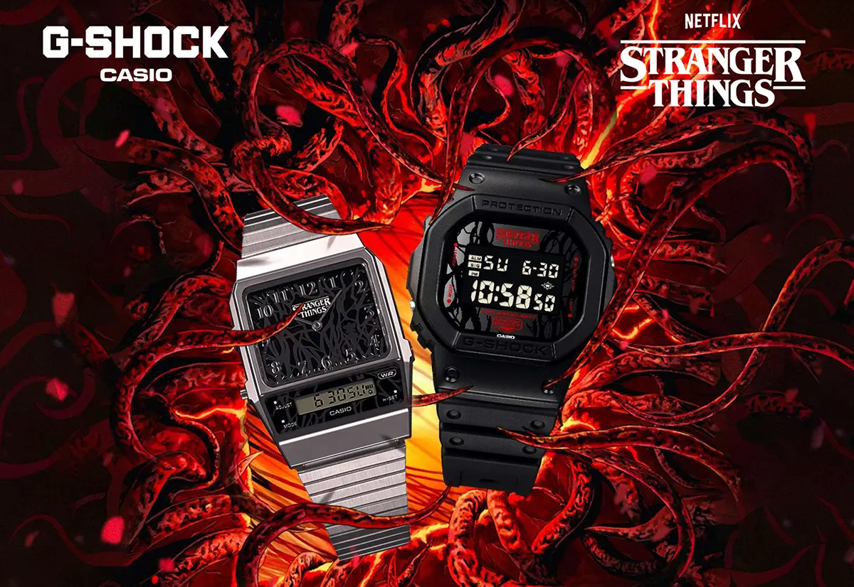 Casio bắt tay Stranger Things trong hai mẫu đồng hồ đậm chất Upside Down cho mùa cuối