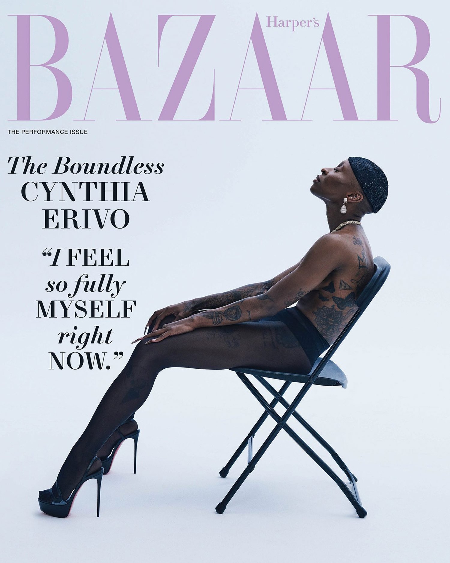Harper’s Bazaar US 11/2025: Cynthia Erivo chụp bởi Cass Bird