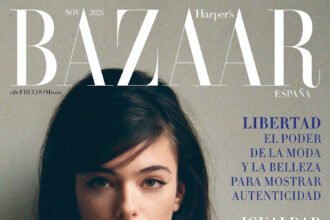 Harper’s Bazaar Tây Ban Nha 11/2025: Deva Cassel mặc Dior, chụp bởi Pablo Saez