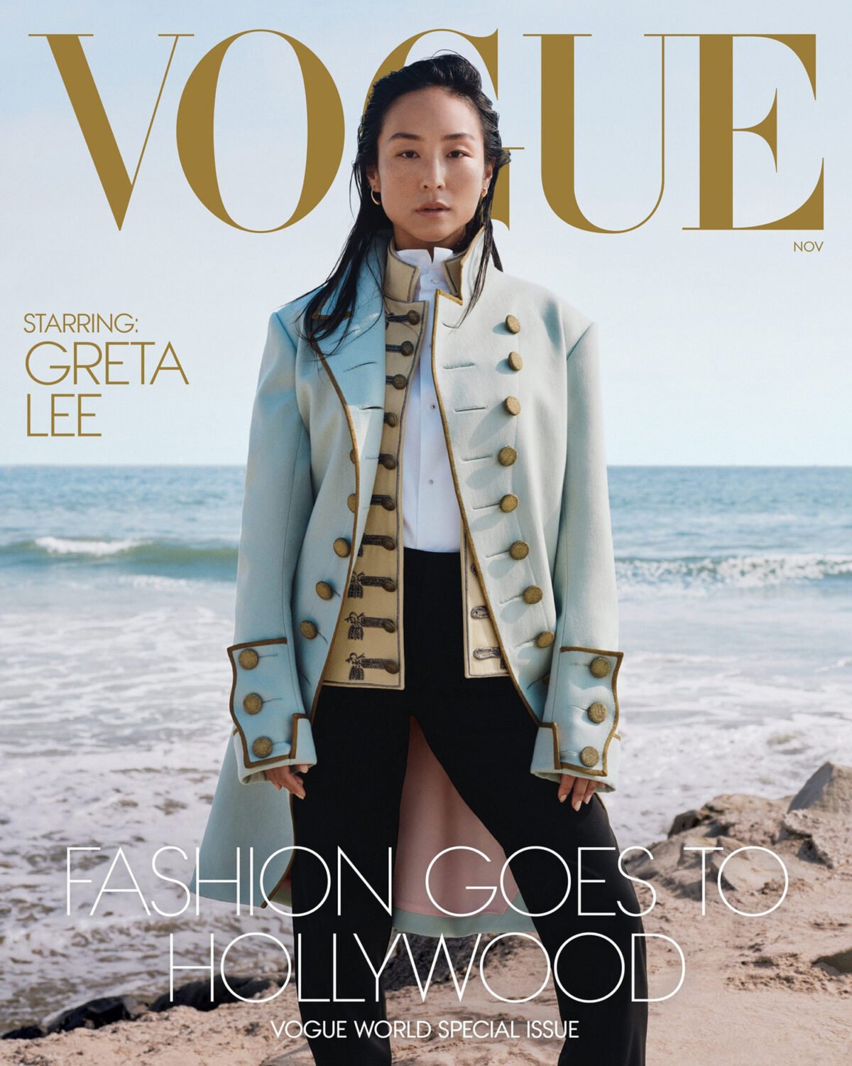 Vogue US 11/2025: Greta Lee chụp bởi Tyler Mitchell Vogue US 11/2025: Greta Lee chụp bởi Tyler Mitchell