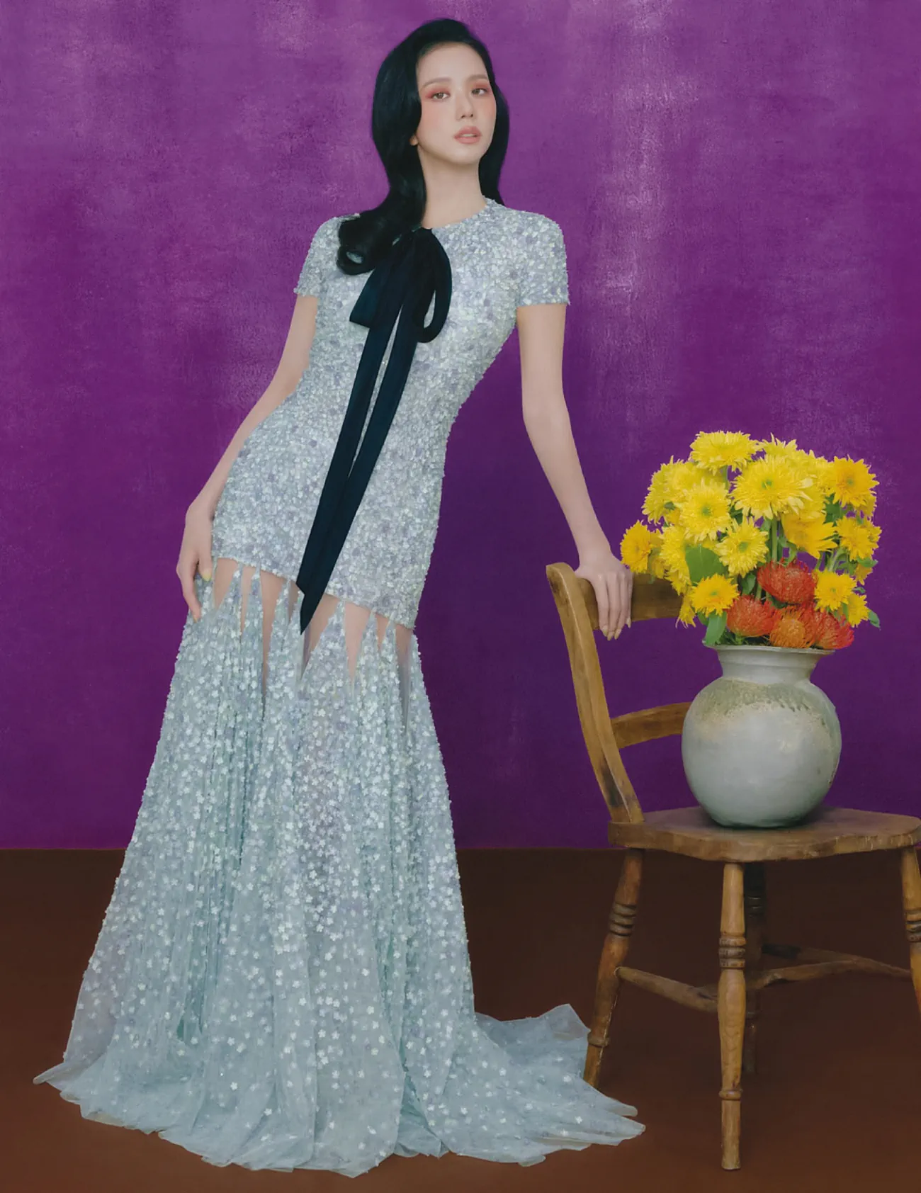 Elle Hàn Quốc 12/2025: Jisoo (Blackpink) mặc Dior, chụp bởi An Sangmi