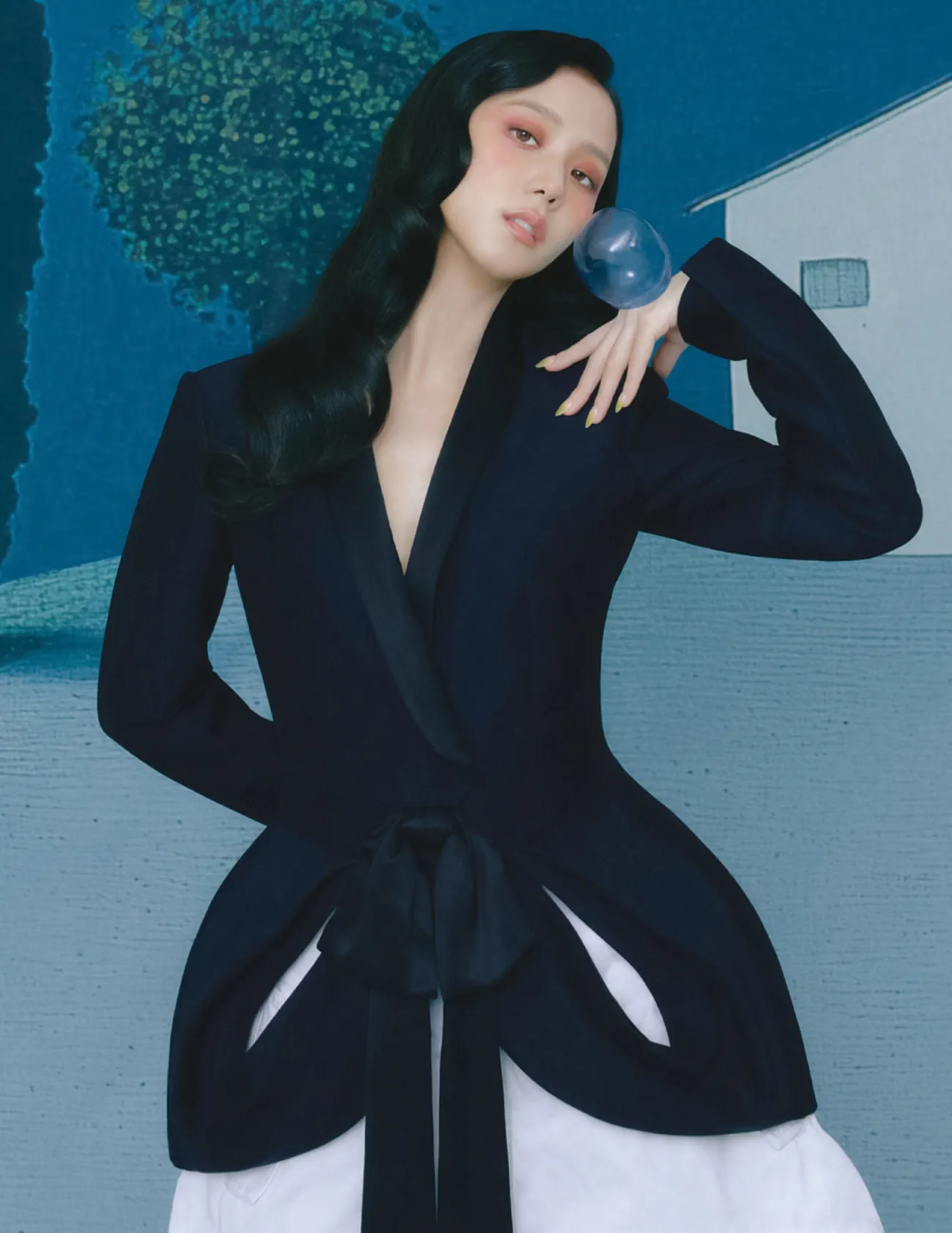 Elle Hàn Quốc 12/2025: Jisoo (Blackpink) mặc Dior, chụp bởi An Sangmi