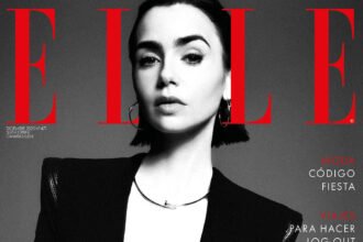 Elle Tây Ban Nha 12/2025: Lily Collins chụp bởi Juankr