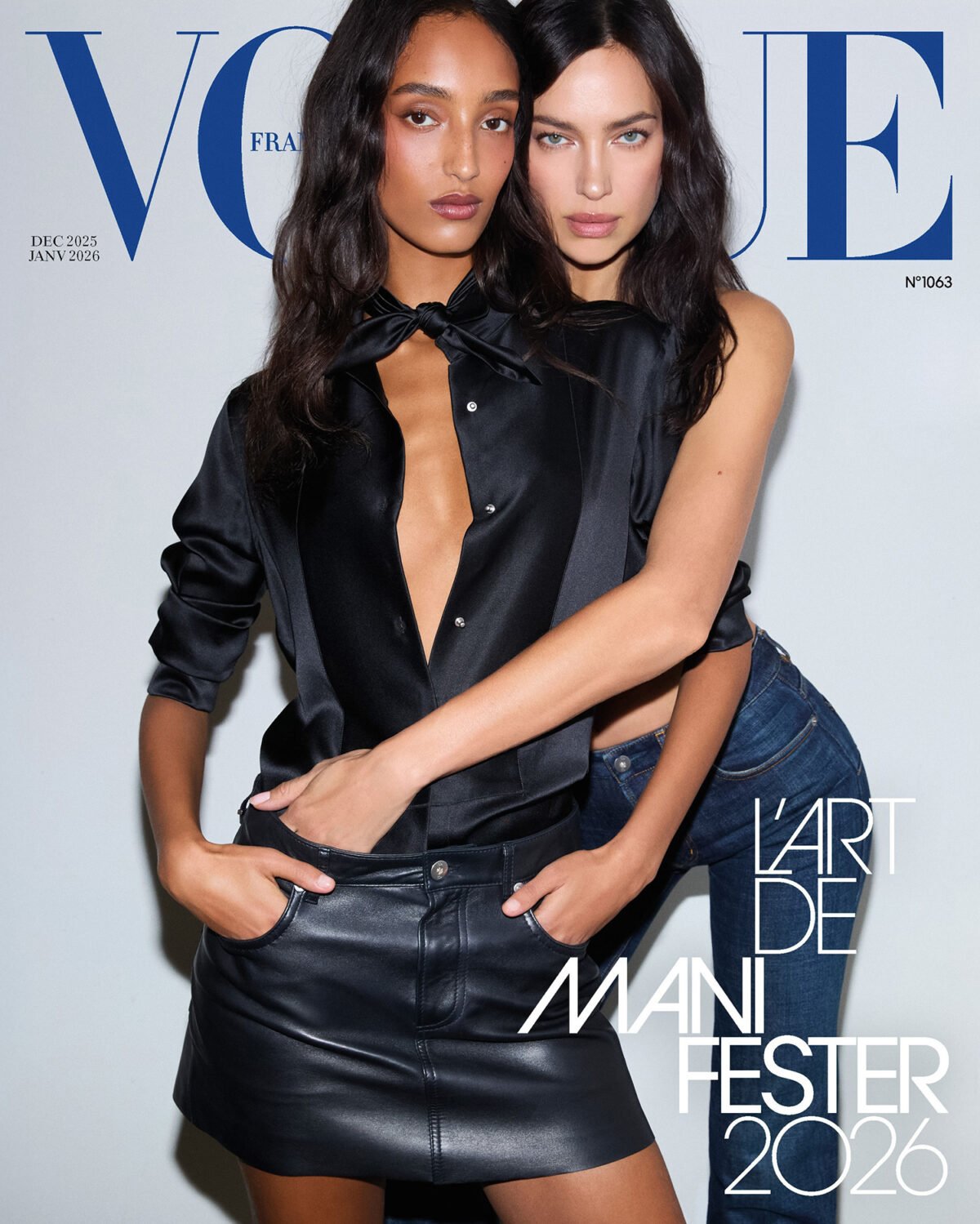 Vogue Pháp 12/2025-01/2026: Mona Tougaard và Irina Shayk chụp bởi Carin Backoff