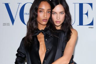 Vogue Pháp 12/2025-01/2026: Mona Tougaard và Irina Shayk chụp bởi Carin Backoff