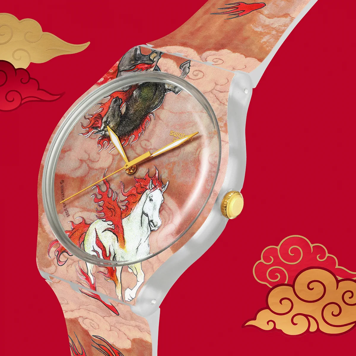 Swatch chào đón năm Bính Ngọ bằng thiết kế rực lửa Swatch chào đón năm Bính Ngọ bằng thiết kế rực lửa