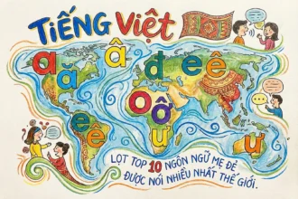 Tiếng Việt lần đầu lọt top 10 ngôn ngữ mẹ đẻ được nói nhiều nhất thế giới