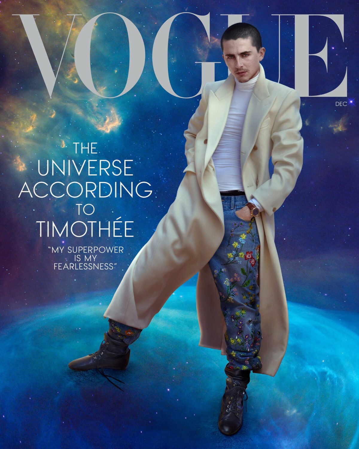 Vogue US 12/2025: Timothée Chalamet chụp bởi Annie Leibovitz