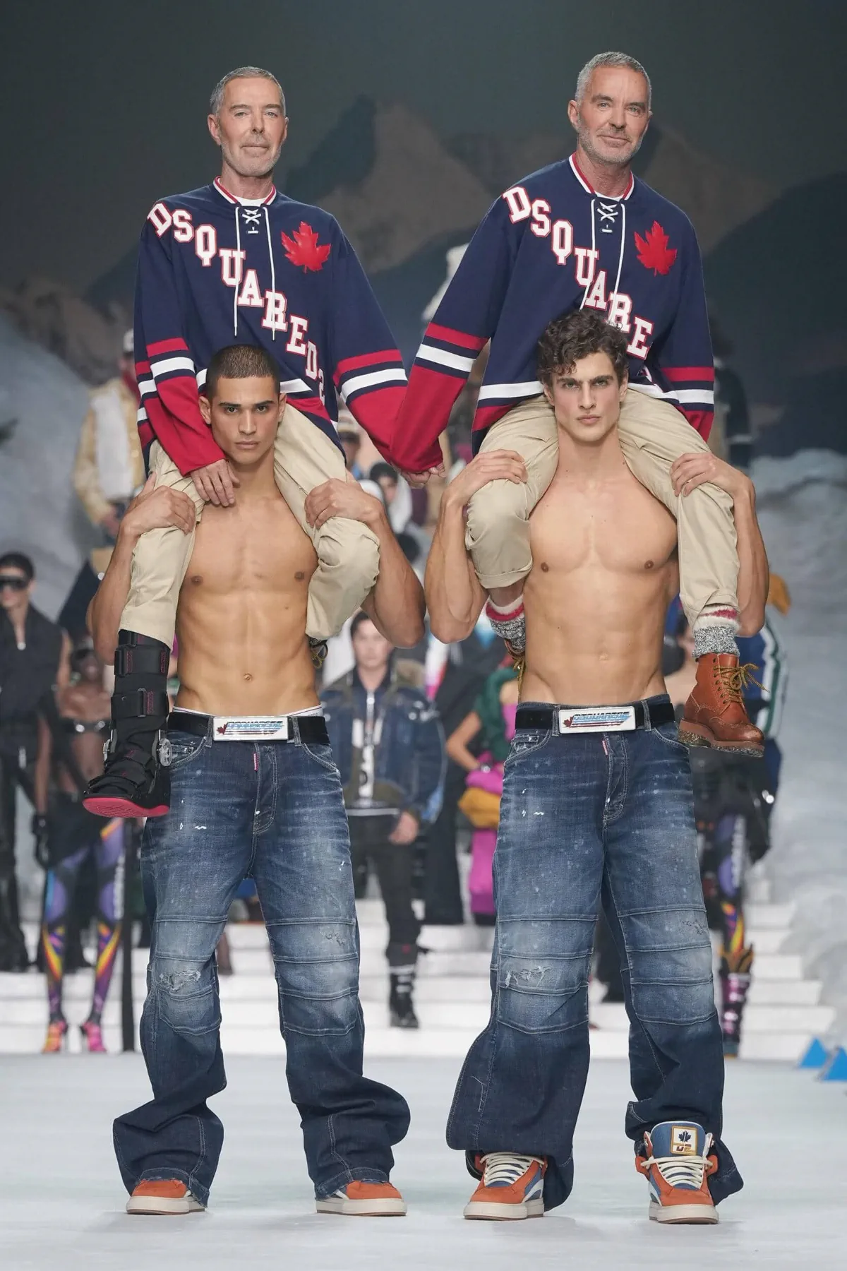 Dsquared2 Thu-Đông 2026: Hudson Williams khuấy động sàn diễn đậm chất thế vận hội Dsquared2 Thu-Đông 2026