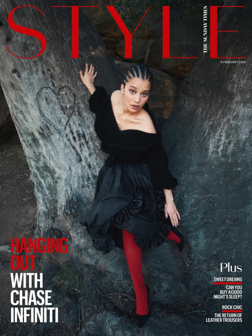 The Sunday Times Style 08/02/2026: Chase Infiniti chụp bởi Morgan Maher