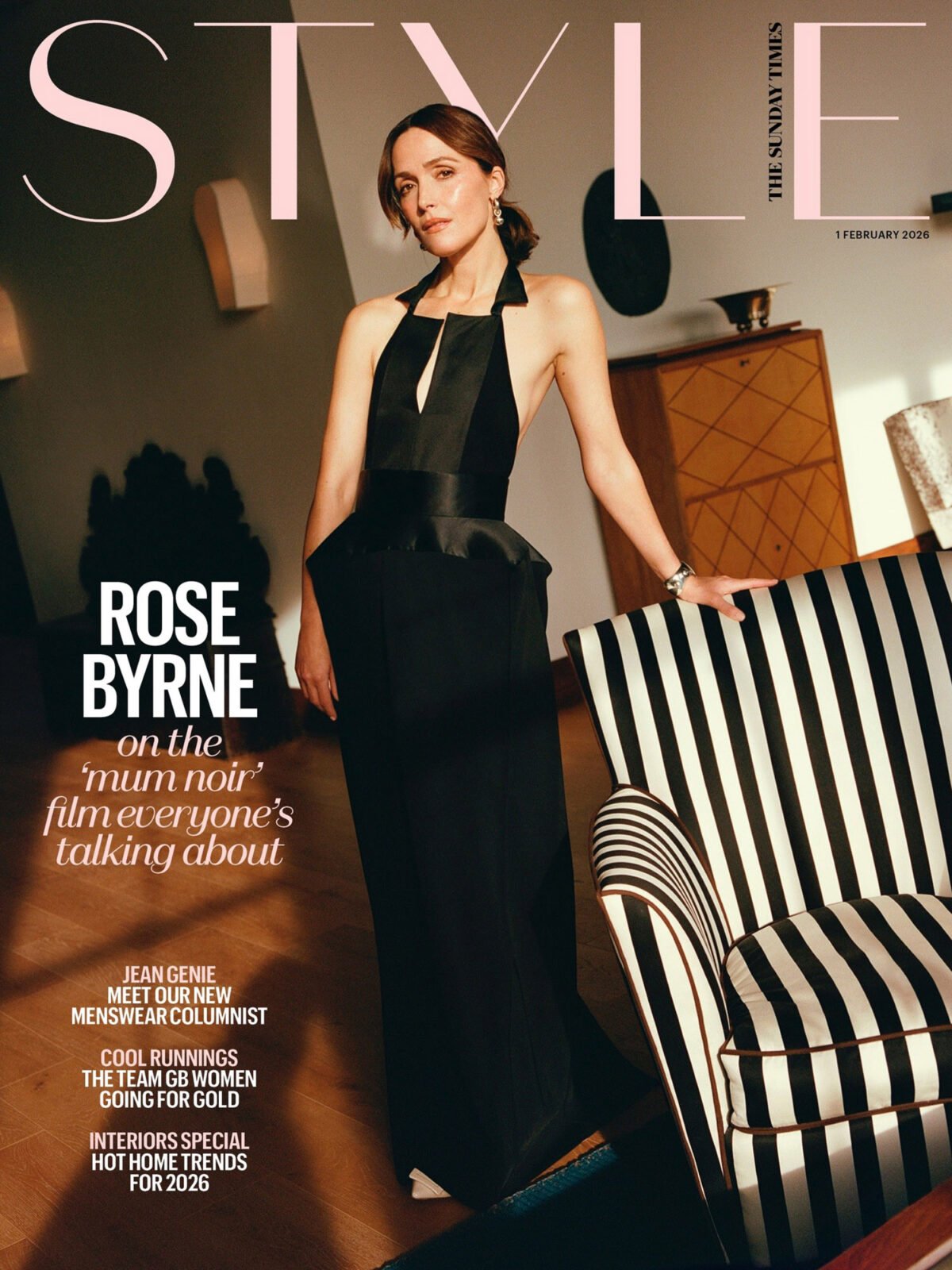 The Sunday Times Style 01/02/2016: Rose Byrne chụp bởi Clément Pascal