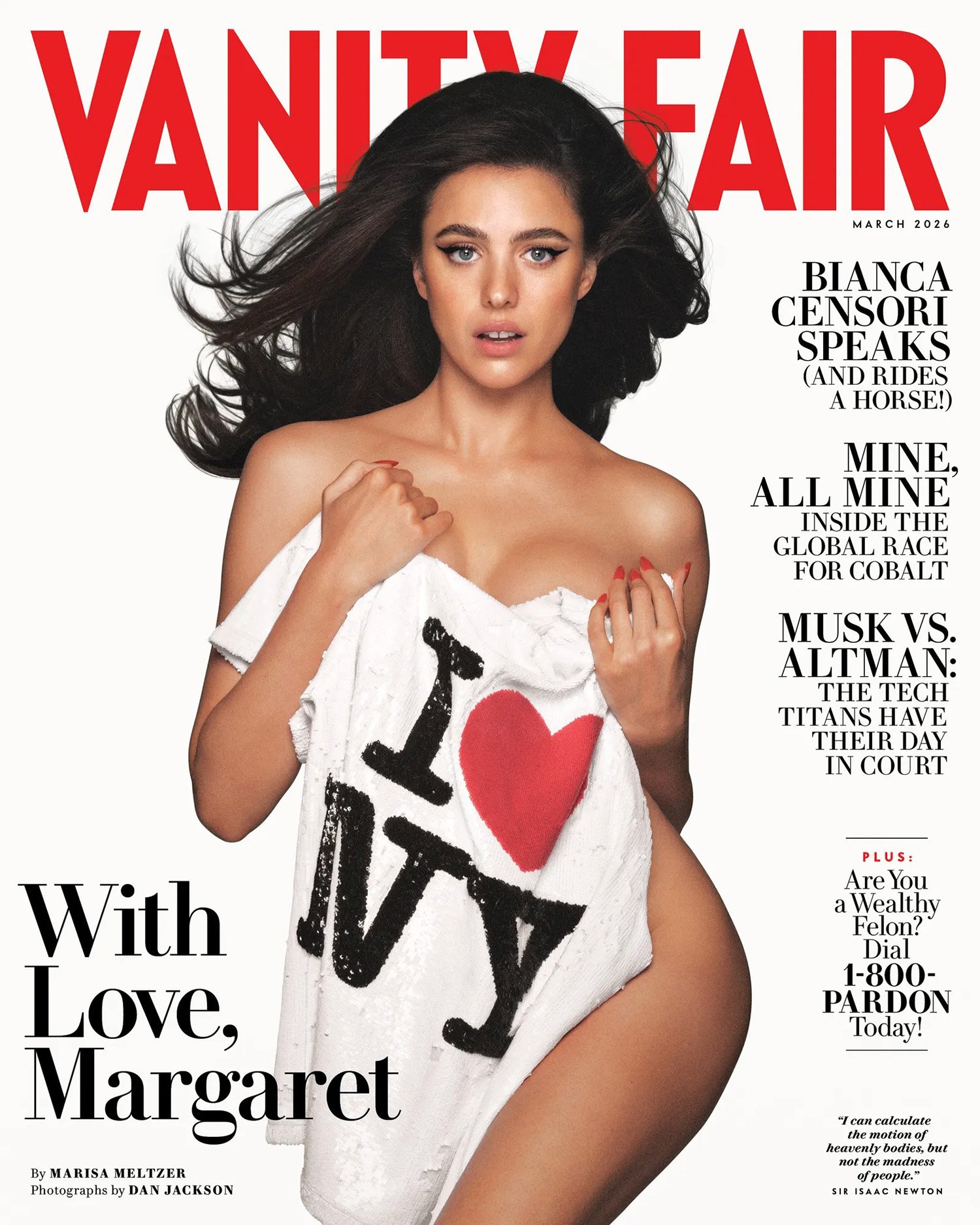 Vanity Fair 03/2026: Margaret Qualley chụp bởi Daniel Jackson Vanity Fair 03/2026: Margaret Qualley chụp bởi Daniel Jackson