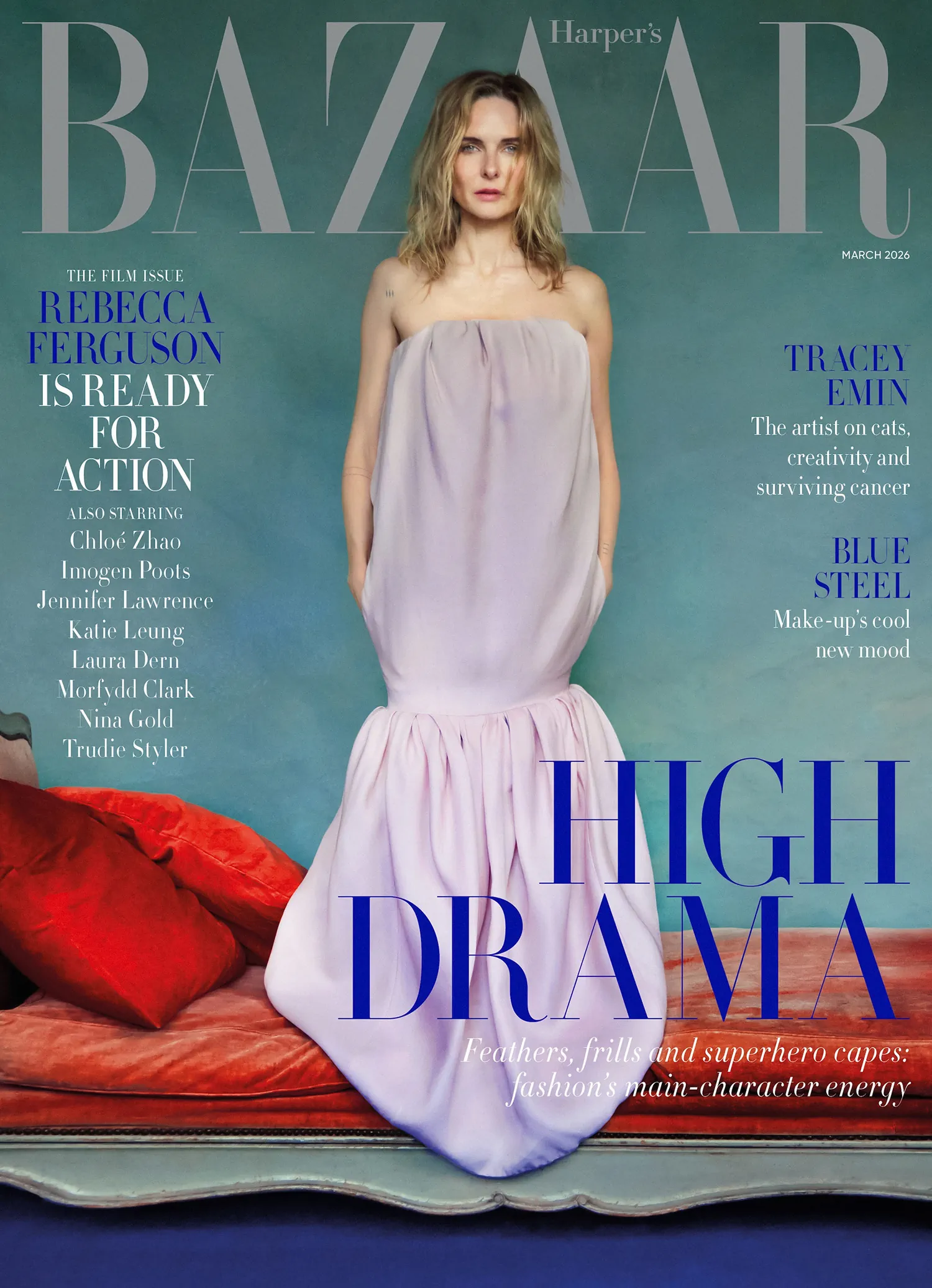 Harper's Bazaar Anh 03/2026: Rebecca Ferguson chụp bởi Erik Madigan Heck Harper's Bazaar Anh 03/2026: Rebecca Ferguson chụp bởi Erik Madigan Heck
