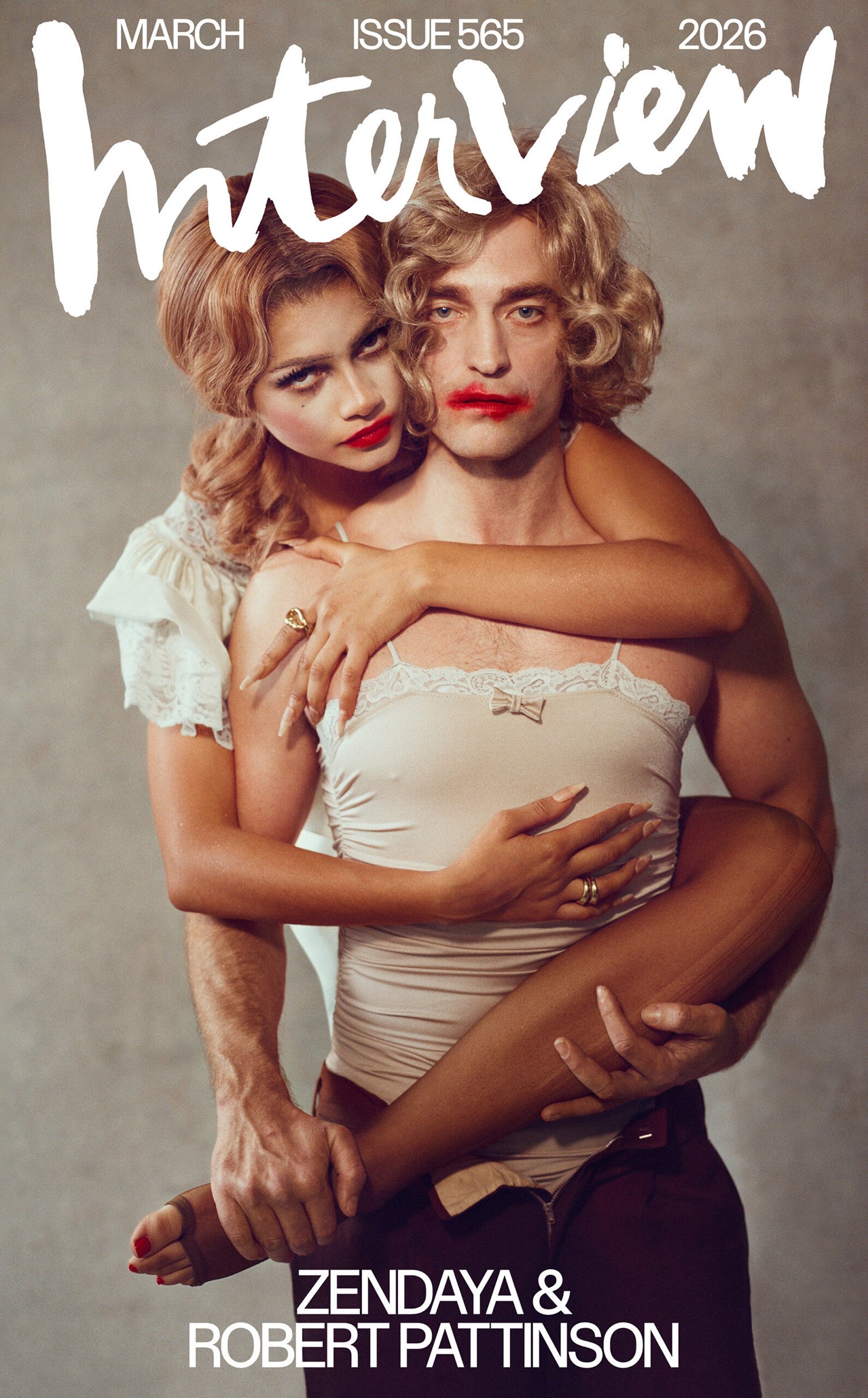 Interview Issue 565: Robert Pattinson và Zendaya chụp bởi Nadia Lee Cohen